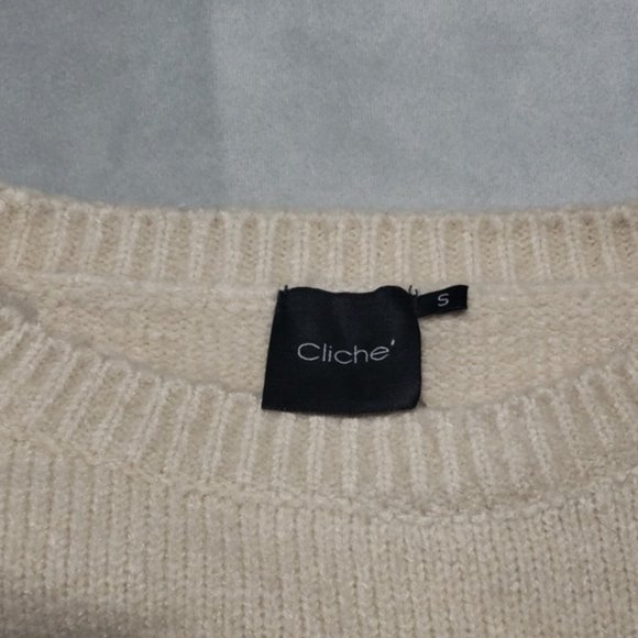 [Cliche'] Sweater with Floral Embroidery size S - Picture 2 of 4